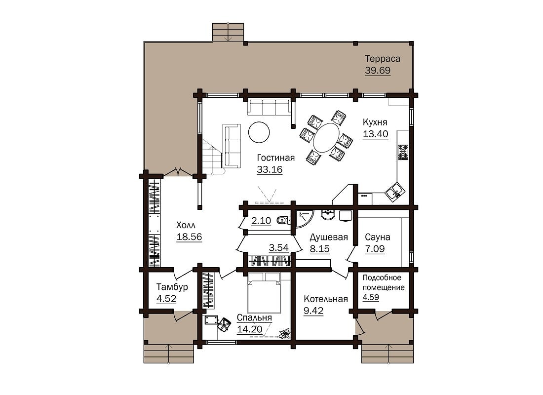 高科技风格的木屋项目