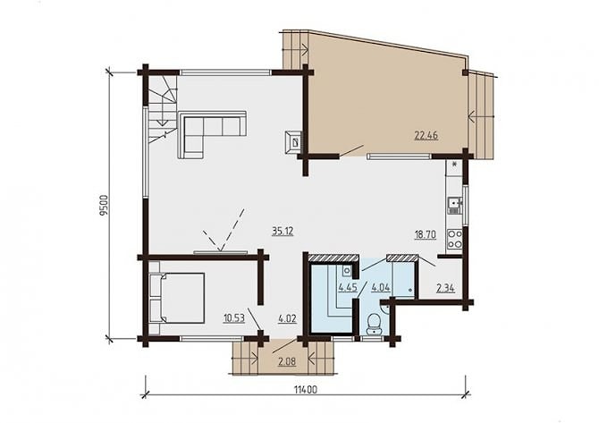 胶合木,木屋出口到阿尔及利亚山区
