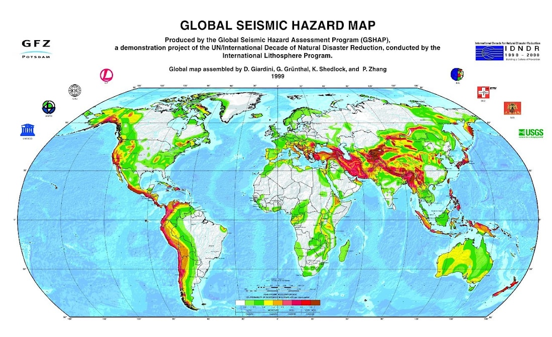 世界地震地图