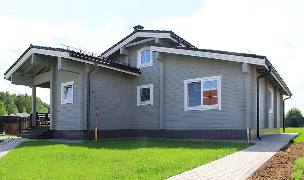 覆盖木材房屋的浸渍