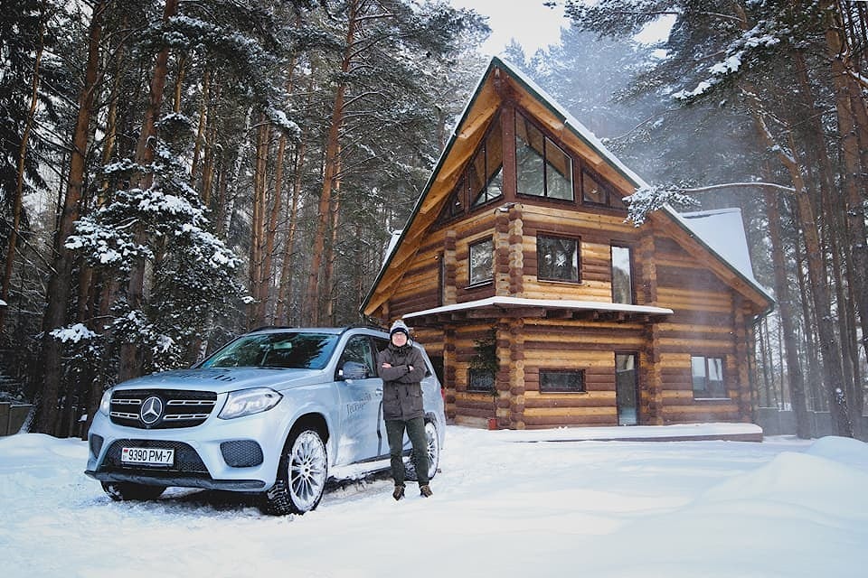 加拿大风格的木屋带露台 - 项目“加拿大”