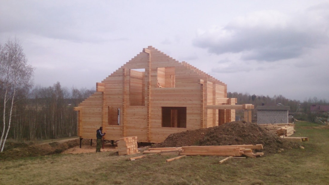 डबल लकड़ी के बीम