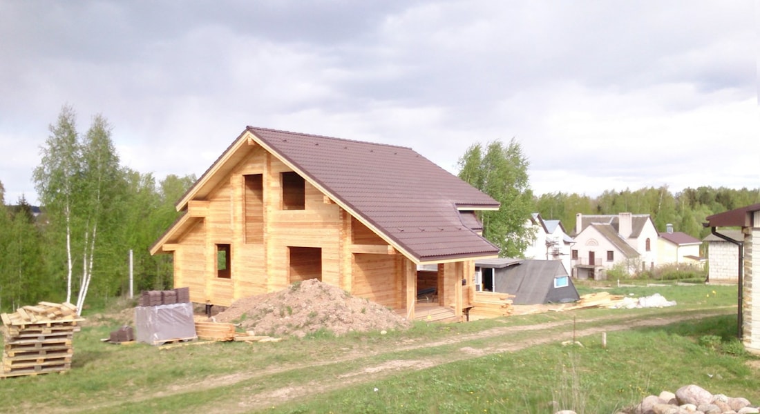 डबल लकड़ी के बीम