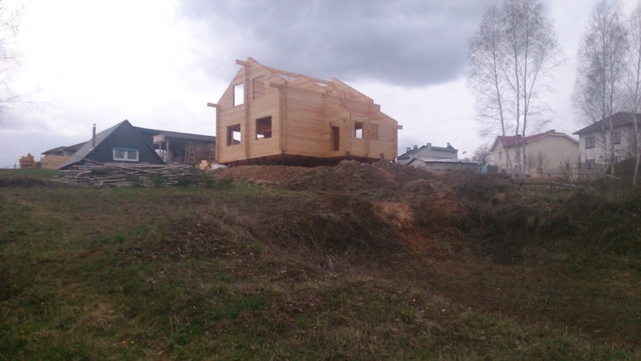 डबल लकड़ी के बीम