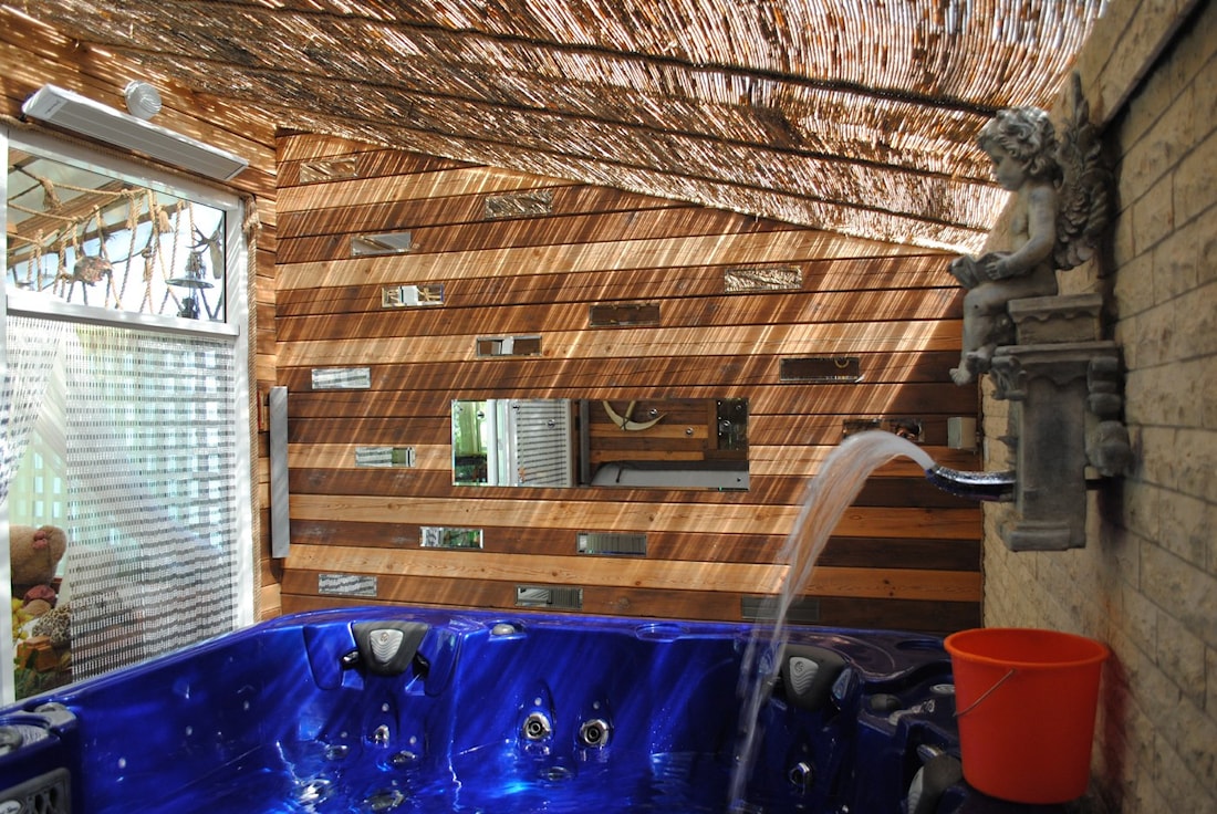 Casa de madera de madera natural, proyecto "Dream"