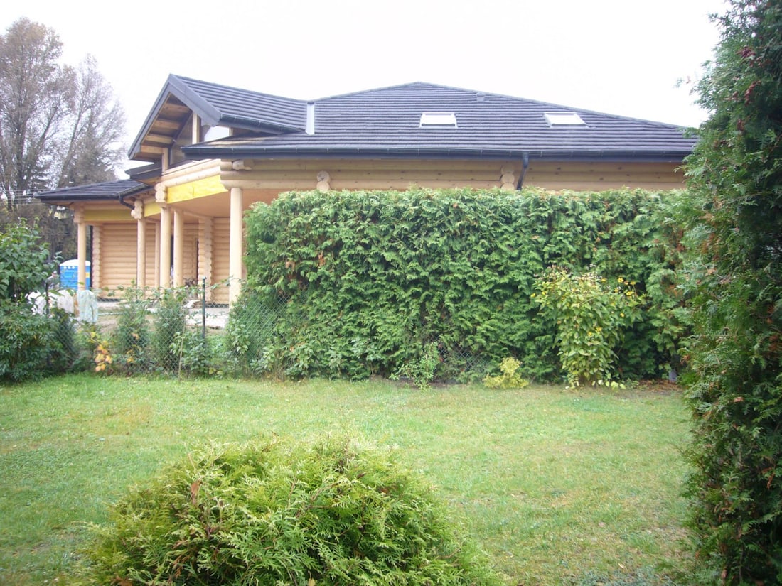 Casa de madera de un tronco en Polonia "Dieta"