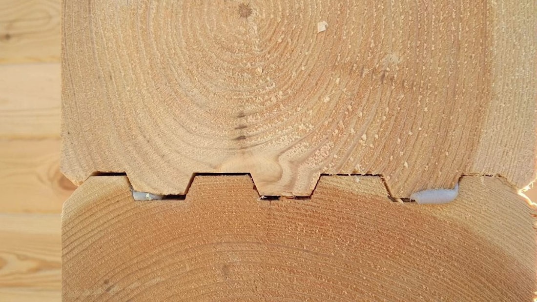 Madera perfilada seca