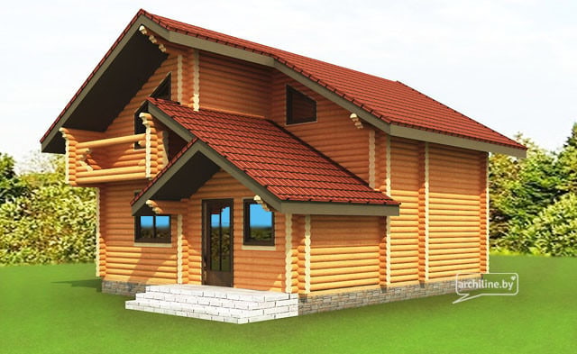 Tomruk Ev 107 m²  