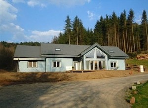 Frame house Krummenacker construction in Saint-Quirin, France  