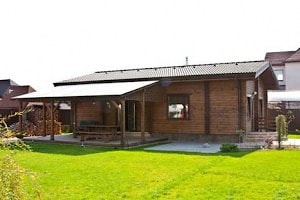 Glued laminated timber wooden house main advantages  