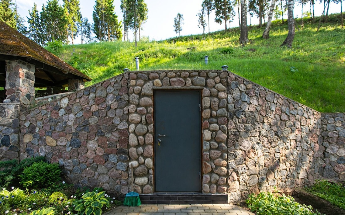 Подпорная стенка из камня