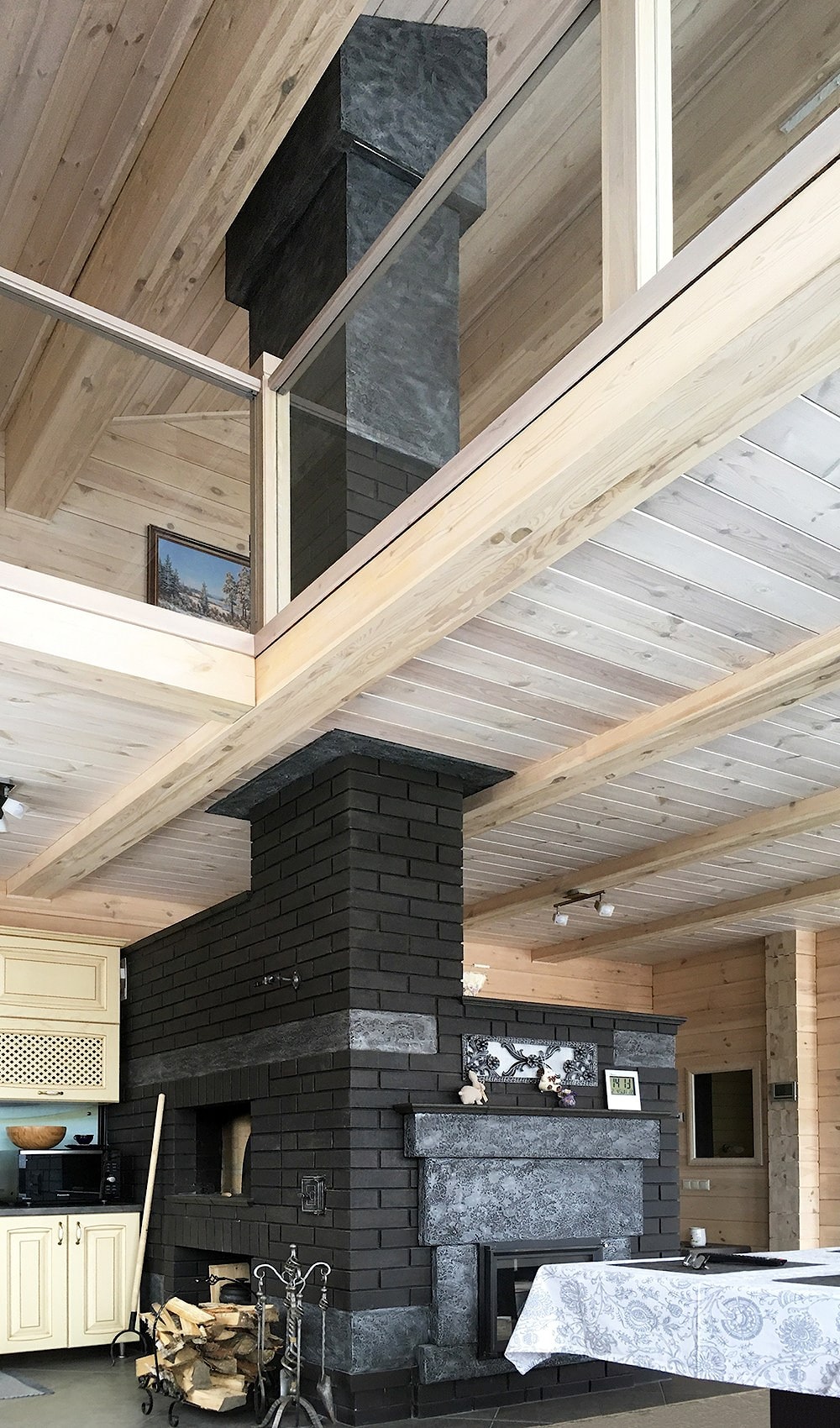 Печь в деревянном доме