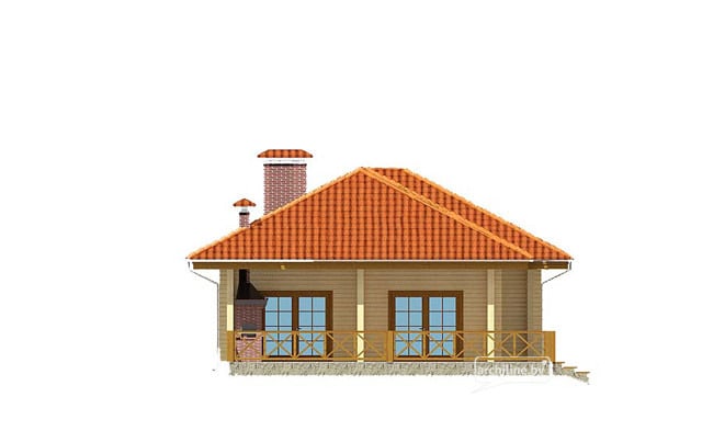 בית קיץ קומה אחד 115 מ"ר