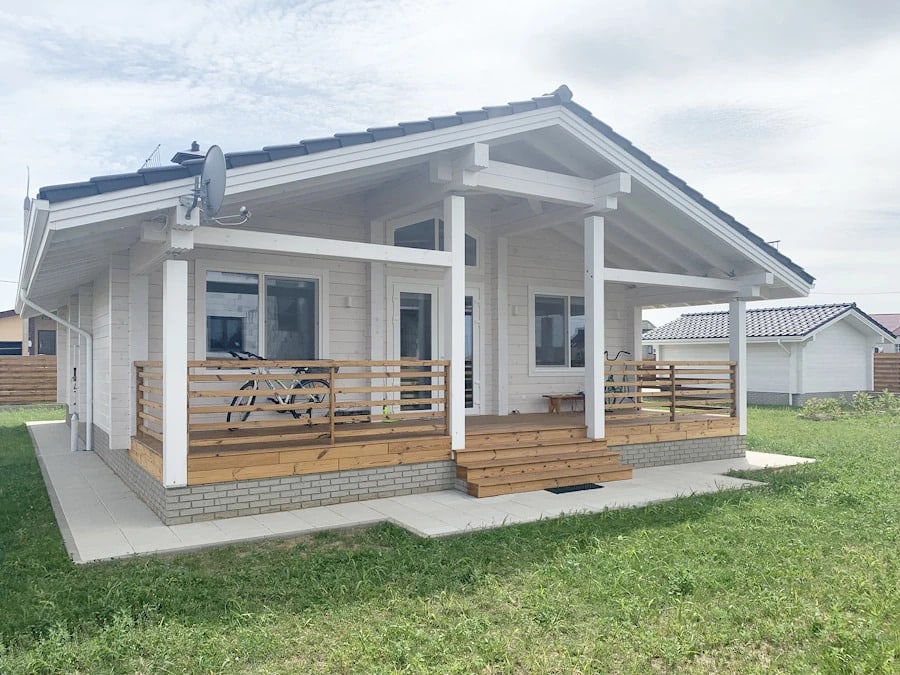 Maison en bois lamellé-collé "France" - 82 m²  