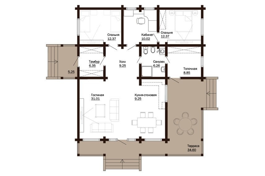 Plan rez-de-chaussée