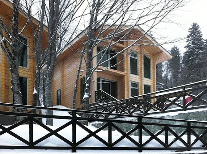 Maison bois construite