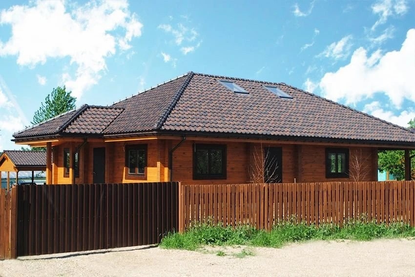 Maison en bois "Villa classique" plain-pied 179 m²  