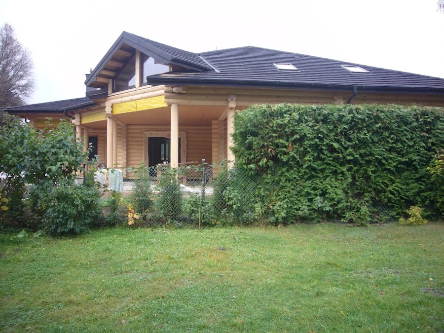 Maison en rondin arrondi, Pologne - projet "le Congres"  