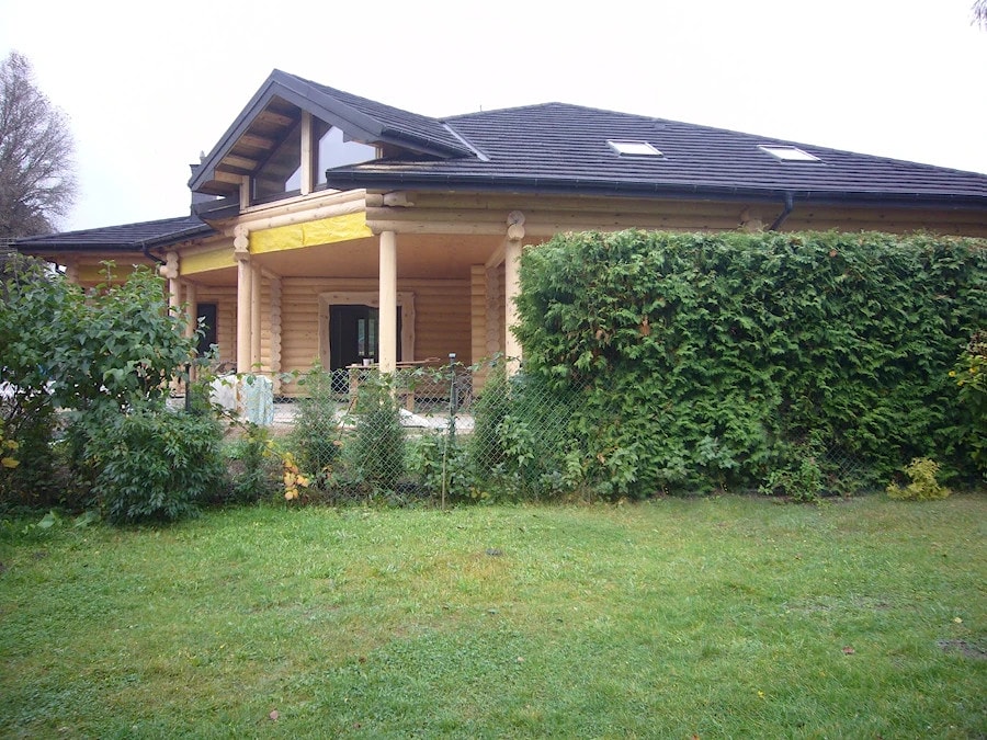 Maison en rondin arrondi, Pologne - projet "le Congres"  