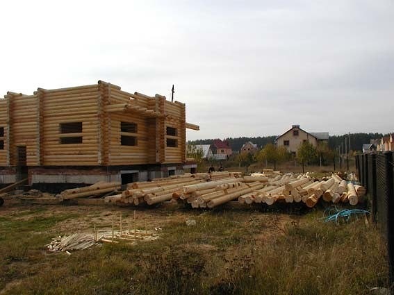 Maison en bois en rondins de bois 194 m2