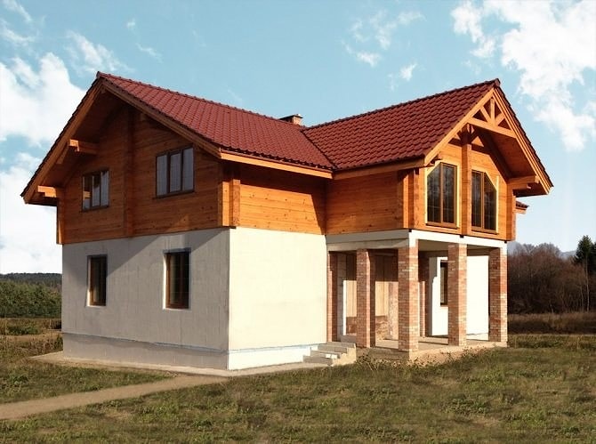maison en bois lamellé collé superficie 290 m²
