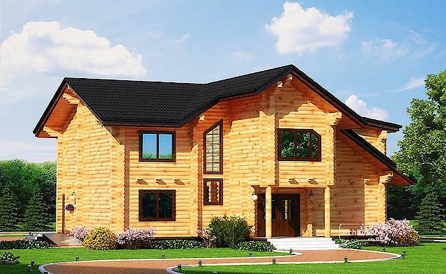 مسكن خشبي  