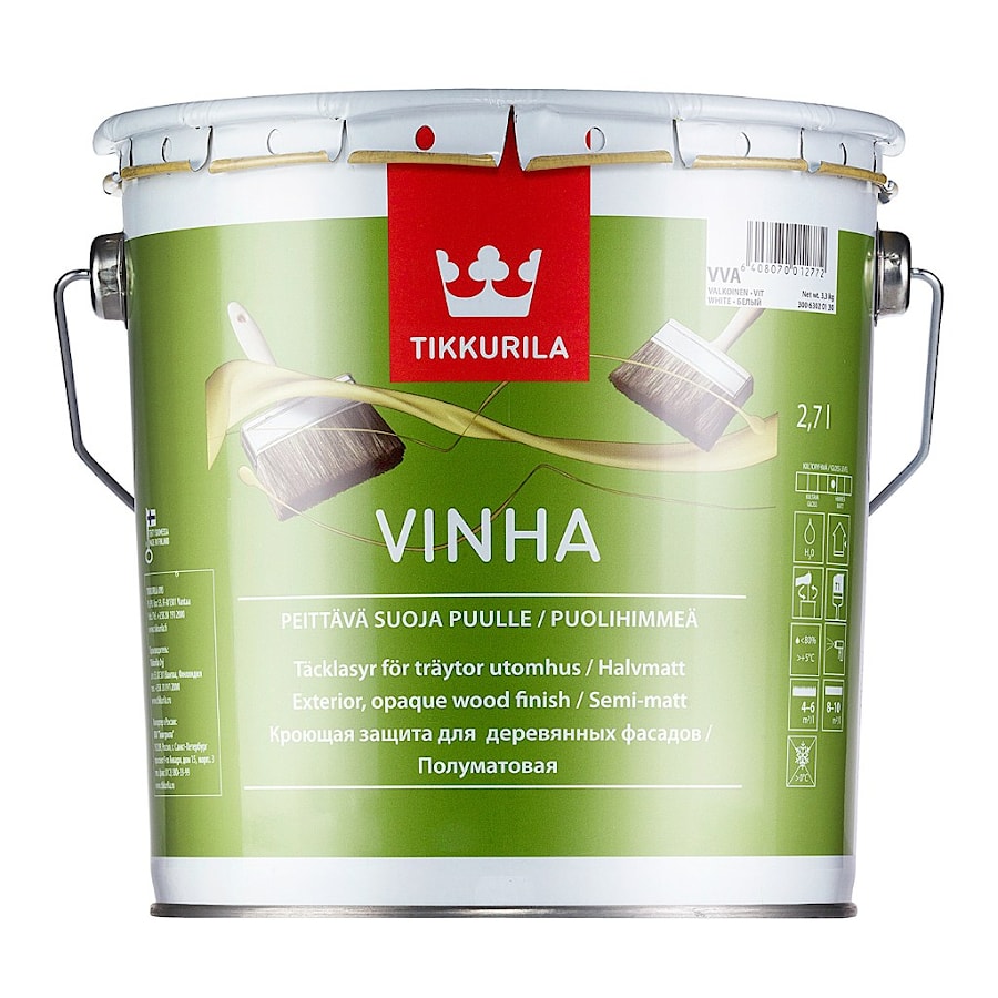 Vinkha丙烯酸基防腐剂覆盖物为Tikkuril酒吧的房子 - 价格9,0l。 245.90白俄罗斯卢布