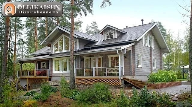 Casa finlandesa de madera "Koskenkorva" 286 m²  