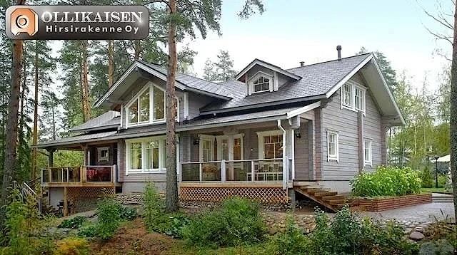 Maison finlandaise en bois "Koskenkorva" 286 m²  