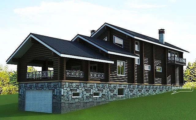 Grande maison en bois "la montagne" 440 m²  