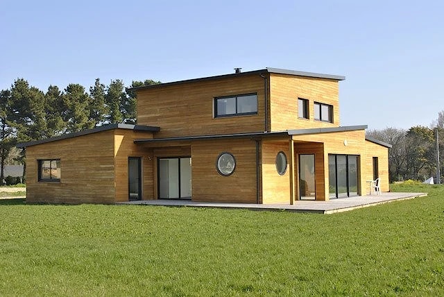 تصميم منزل خشبي للزبون بيتر بقيمة 71600 يورو  