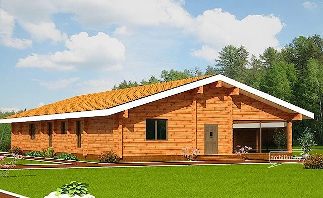 منزل خشبي 200 - 400 ملم مربع  