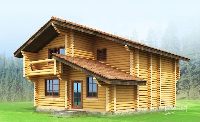 房屋项目：原木木屋131m² - 应要求提供的价格  