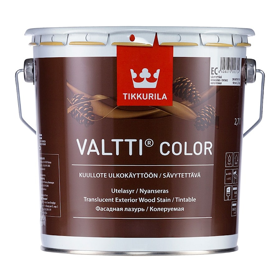 Valtti Kolor前天蓝色为Tikkurila木房子 - 价格9,0l。 276.90白俄罗斯卢布  