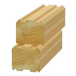 Profiled dry timber